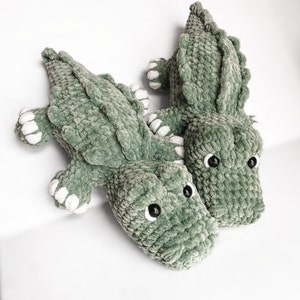 NO SEW Alligator Crochet Pattern Crocodile Amigurumi Pattern DIY Crochet Tutorial Alligator Crochet Animal Patterns Amigurumi Alligator image 4