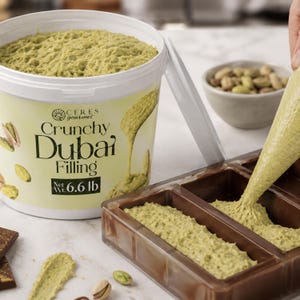 Dubai Chocolate Filling 6.6 lb – Pistachio Cream with Kataifi Bild 5