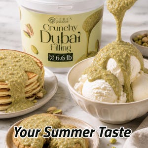 Dubai Chocolate Filling 6.6 lb – Pistachio Cream with Kataifi Bild 6