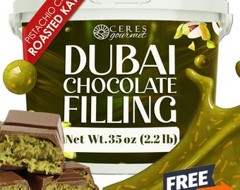 Dubai Chocolate Bar Filling: Pistachio Kataifi Mixture (35oz)