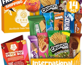 Turkish Snack Box, Exotic Candy Variety Pack, Gift Box