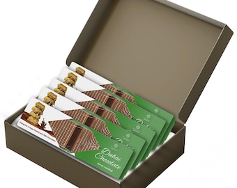 Dubai Pistachio Kunafa Chocolate: Crispy Kataifi, Premium Milk Chocolate (5x30g)