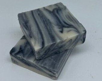 Vampire Musk, cold process , homemade, black and white, musk, floral, sandalwood, patchouli.