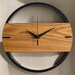 Minimalist Wall Clock Wooden Wall Clocks for Living Room - Etsy
