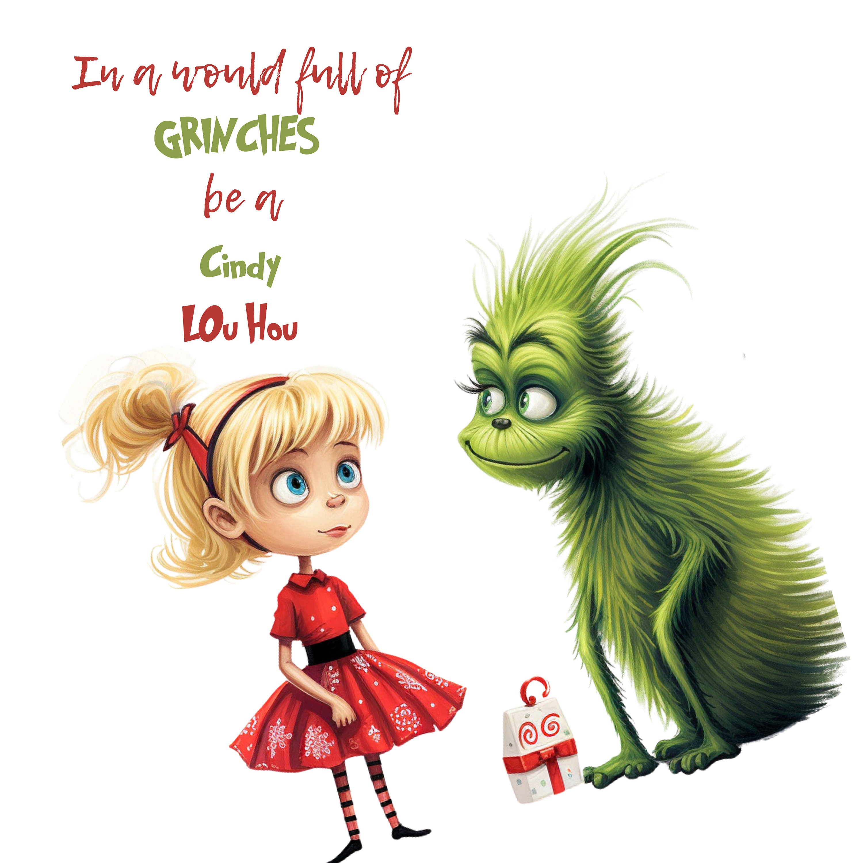 Grinch Christmas Clipart Christmas Movie Themed Png Cindy Lou Who ...