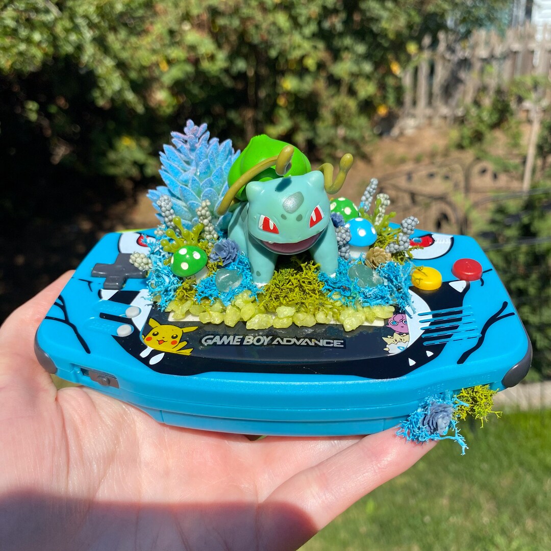 Bulbasaur Pokemon Terrarium Pokeball Succulent Terrarium Etsy