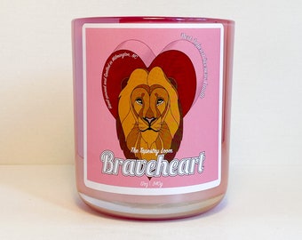Braveheart Spelled/Fixed (Lion) Magical (grief/heartbreak) Candle