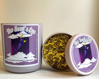 The Soul's Eye Spelled/Fixed (Owl) Magical (intuition) Candle