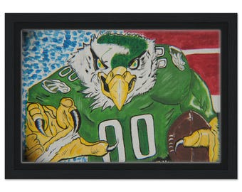 Philadelphia Eagles Framed Canvas Art – Superbowl Celebration