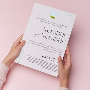 Programa de Boda Católica (Dentro de la Misa) Versión en Español