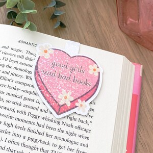 Good Girls Read Bad Books Magnetic Bookmark, Book Lover, Bookworm, Reader Gift, Booktok, Bookish Gift, Smut Reader, Spicy Books
