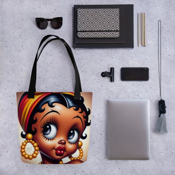 Boop Tote bag original Boop Black Betty Boop Geschenke fur sie Afrocentric Etsy