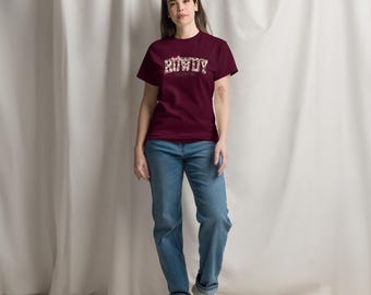 Howdy Valentine Cowhide Unisex tee