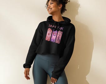 Kpop Valentine Crop Hoodie