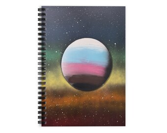Pride Planet spiral notebook