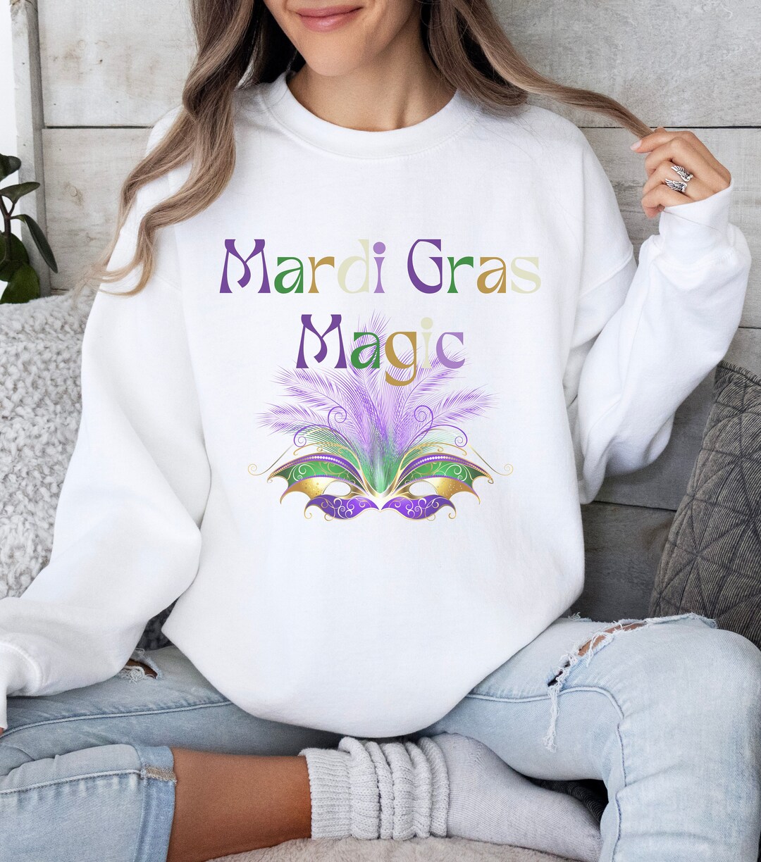 mardi gras sweat suit