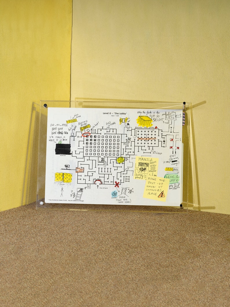 Backrooms Niveau 0 - Escape Map - Etsy