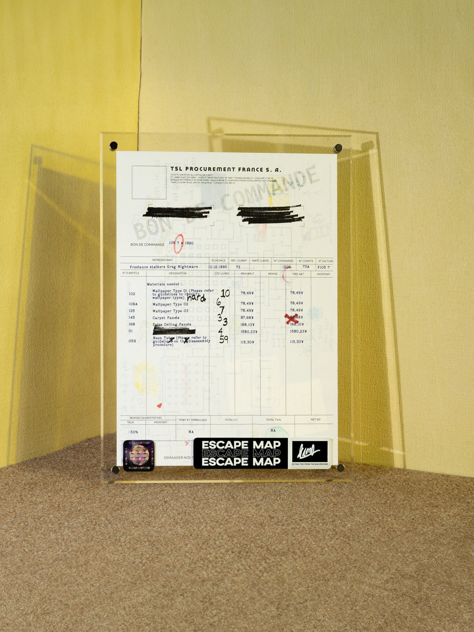 Backrooms Niveau 0 - Escape Map - Etsy