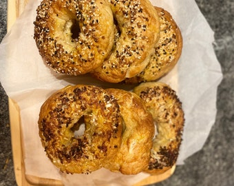 Sourdough Bagels- Made to Order 6 Pack