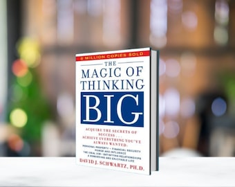 The Magic of Thinking Big - David J. Schwartz - Full Ebook Pdf - Etsy