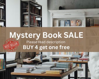 Personalized Vintage Mystery Book Gift Box for Book Lovers