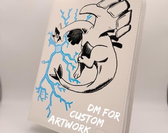 Lugia  | Custom Hand Painted | 9 Pocket Card Binder | Bindrz | Unique Collector Gift