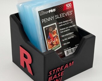 STREAM BASE MINI / R-Edition / tcg desk organizer – penny sleeve holder