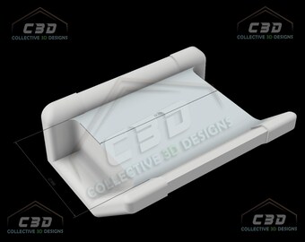 PREMIUM Graded Media Wall Mount with NO Clip - Version 3 - Digital STL File