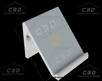 Small Card Stand with NO Honeycomb Design - Version 1 - Digital STL File