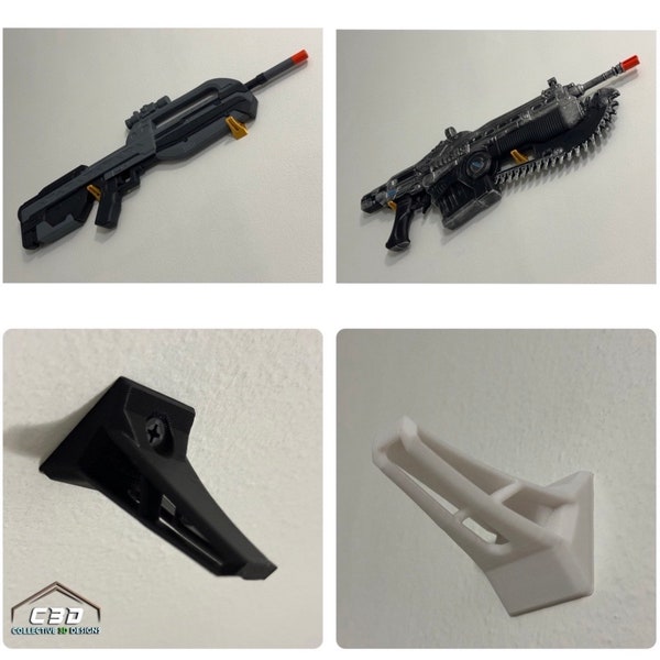 Wall mounted Prop/Cosplay weapon display