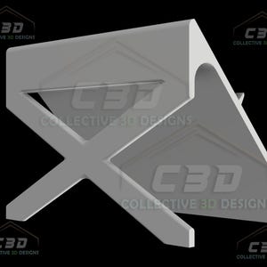 XL Kartenständer mit X Design - Version 1 - Digitale STL Datei