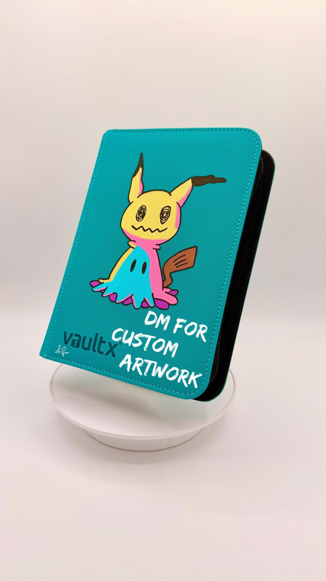 mimikyu pokemon card binder Ultra Pro 16109 Pikachu & 2 Inch Album for : Toys & Games Mimikyu | Custom Hand Painted