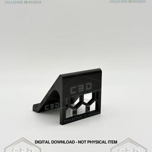 Soporte para tarjetas pequeño con diseño de panal - Versión 2 - Archivo STL digital