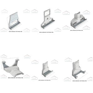 Soporte de pared para tarjeta - Paquete completo - Archivo STL digital