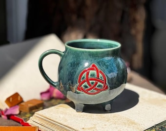 Cauldron Mug with a Triquetra – Awaken the Power in Your Hands