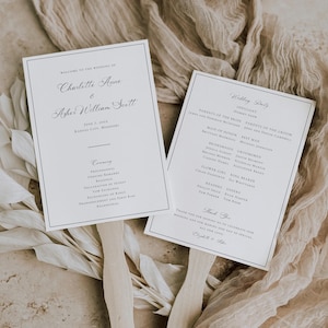 May include: A white wedding programme with black text. The programme includes the names of the bride and groom, Charlotte Anne and Asher William Scott, the date of the wedding, 7 June 2023, and the location, Kansas City, Missouri. The programme also includes the names of the wedding party and the order of the ceremony.