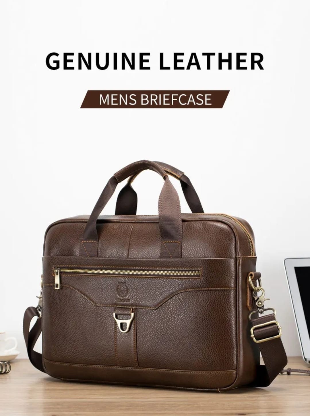 Genuine Leather Briefcases Hard for Men Luxury Handbags Laptop Etsy