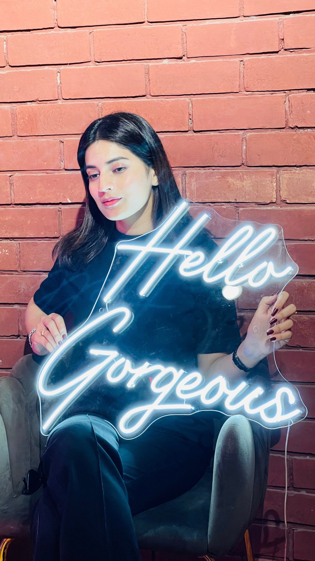 Hello Gorgeous Custom Neon Sign LED Neon Light Sign Handmade - Etsy