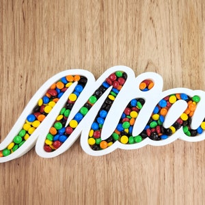24h Fillable Acrylic Letter, Bar or Bat Mitzvah Letters, Acrylic Wedding  Letters, Plastic Letters Fill With Candy, Etc. 