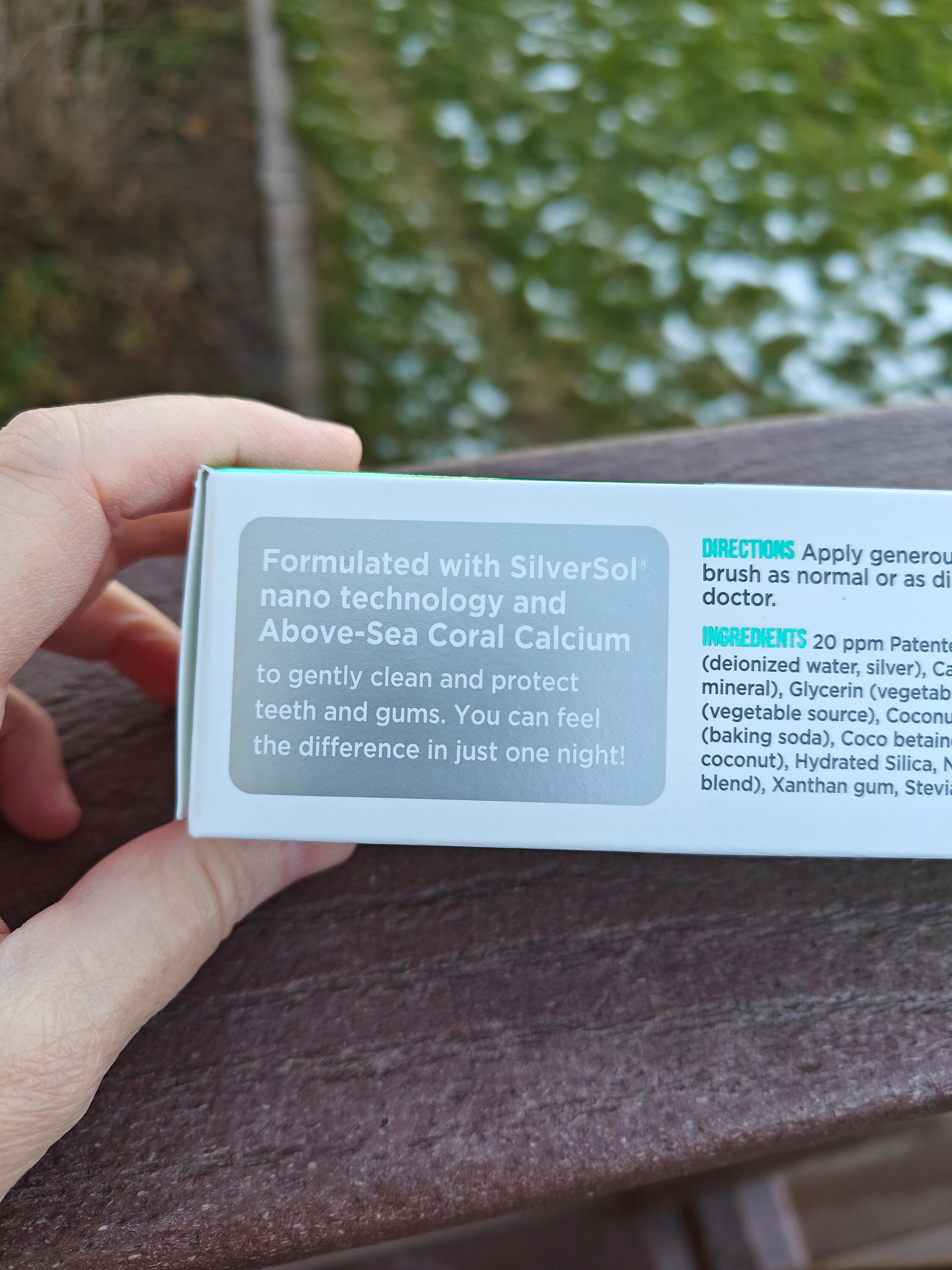 Silver Toothpaste, Natural Toothpaste, Fluoridefree, Sugar Free