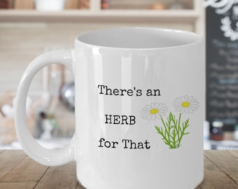 Herbalist Gift, Herbal Mug, Plant Medicine, Herbal Tea, Vintage Herbalist, Herb Medicine
