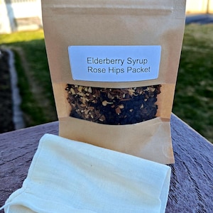 Elderberry Syrup Kit, Organic DIY Elderberry, Safe for Kids, Sambucus Nigra