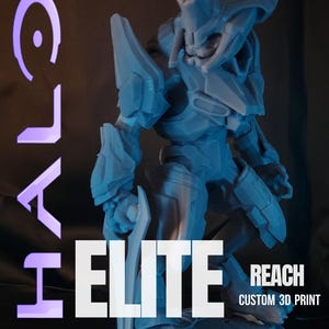 HALO REACH ELITE Custom 3d Print Model Figure