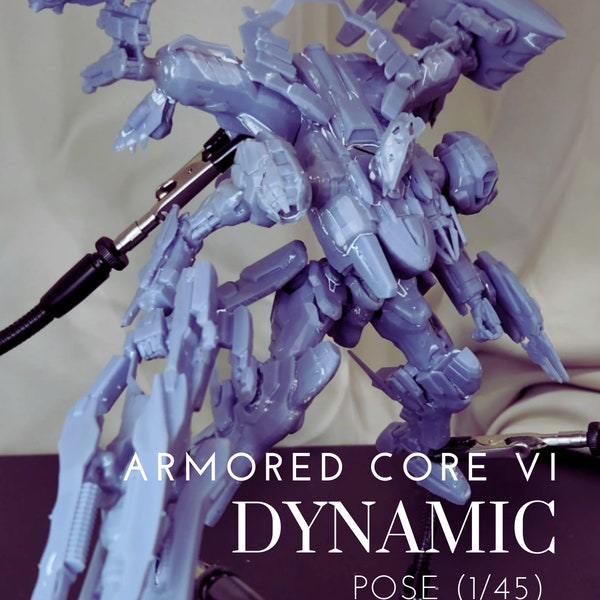 ARMORED CORE 6 DYNAMIC Custom 3d Print Model Kit 1/45