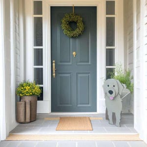 Handgefertigter Golden Retriever Übertopf