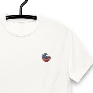 Ramen, noodles embroidered unisex t-shirt | Ramen Lover t-shirt, Noodles Lover t-shirt, Foodie T-Shirt