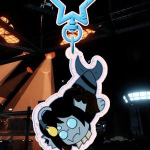 Sebastian Solace- Hanging Keychain MADE TO ORDER (Pressure)