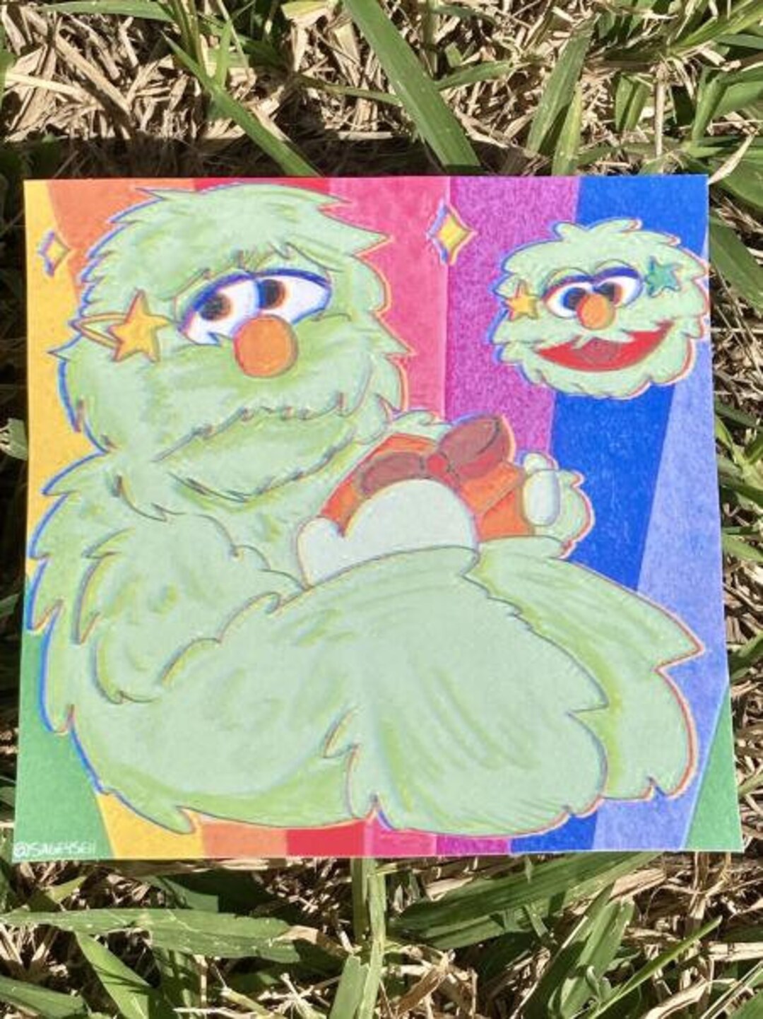 Kidcore Puppet Poster Card - Etsy