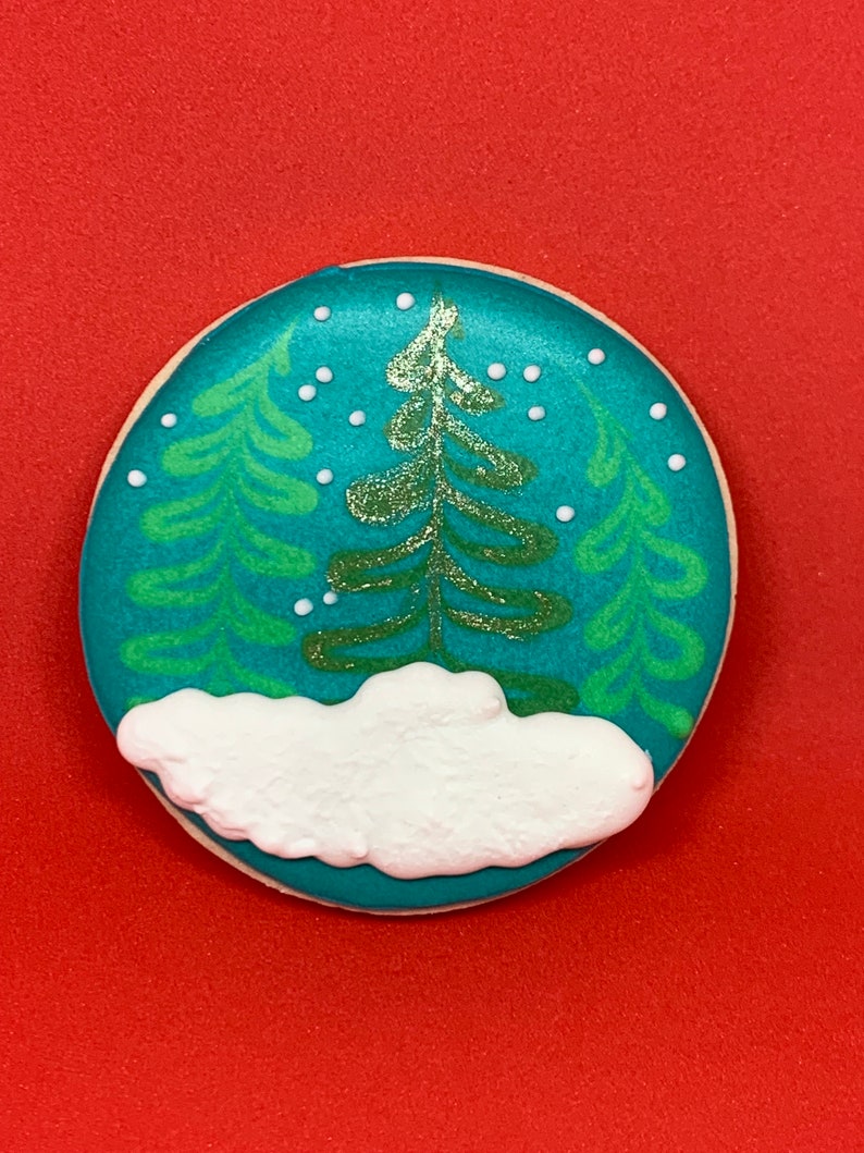 Christmas Sugar Cookies Decorated Etsy Canada