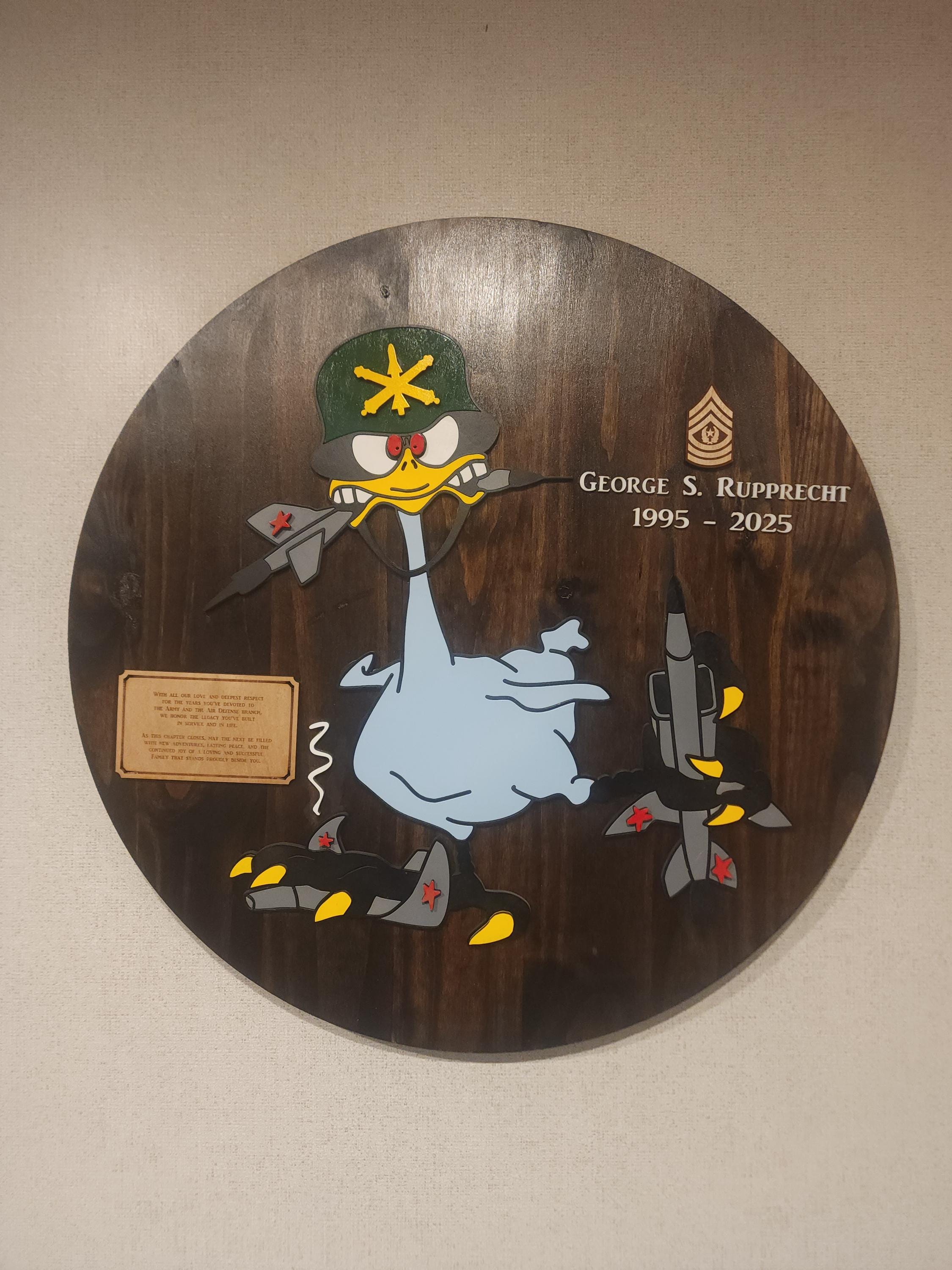 DEPAARTMENT OF THE AIR FORCES パッチセット　憲兵隊 Oozlefinch 3D Wall Art: Air Defense Artillery Mascot Decor - Etsy